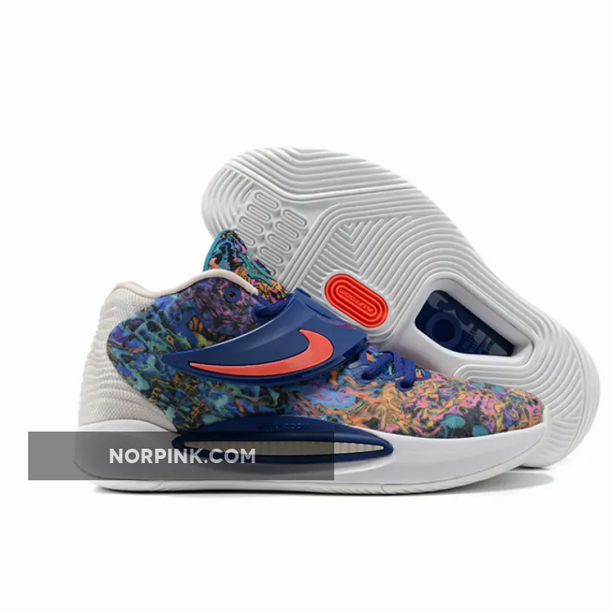 Nike KD 14 Deep Royal Blue/Pale Coral-Coconut Milk | KD 15 CORAL