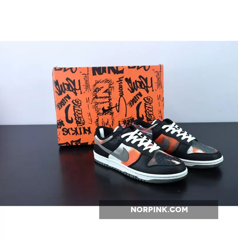 Nike Dunk Low 'Graffiti' Black Red / nike dunk low graffiti