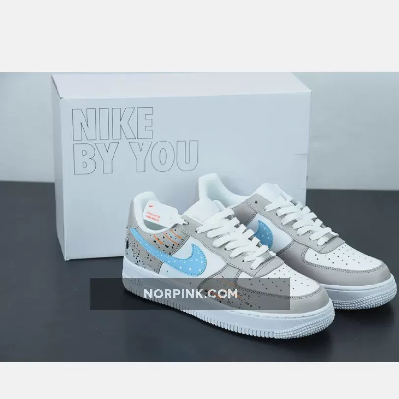 Custom Nike Air Force 1 Low White Grey DD8959-111 Restock