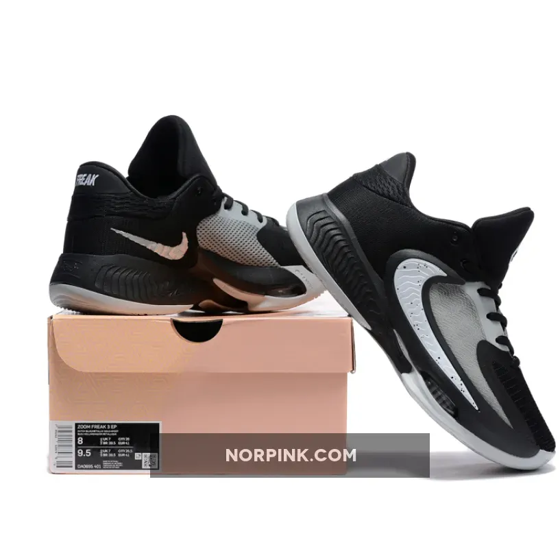 Nike Zoom Freak 4 Black/White/Light Smoke Grey DJ6149-001