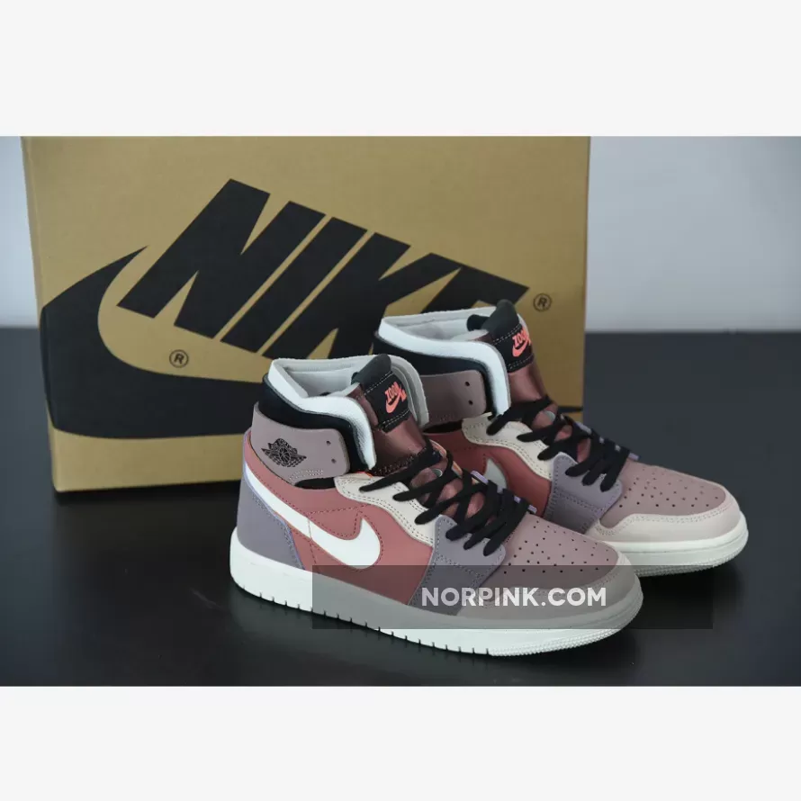 Air Jordan 1 Zoom Comfort Canyon Rust/Sail-Purple Smoke CT0979-602 Restock