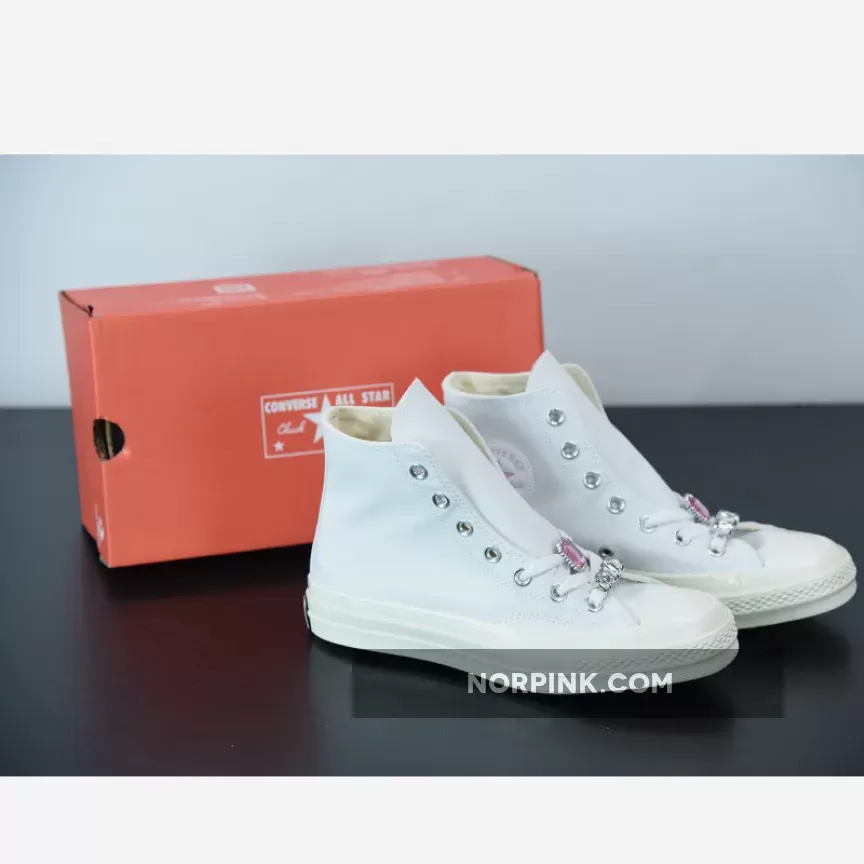 Converse Chuck 70 Hi Taylor White Pink 170621C Discount
