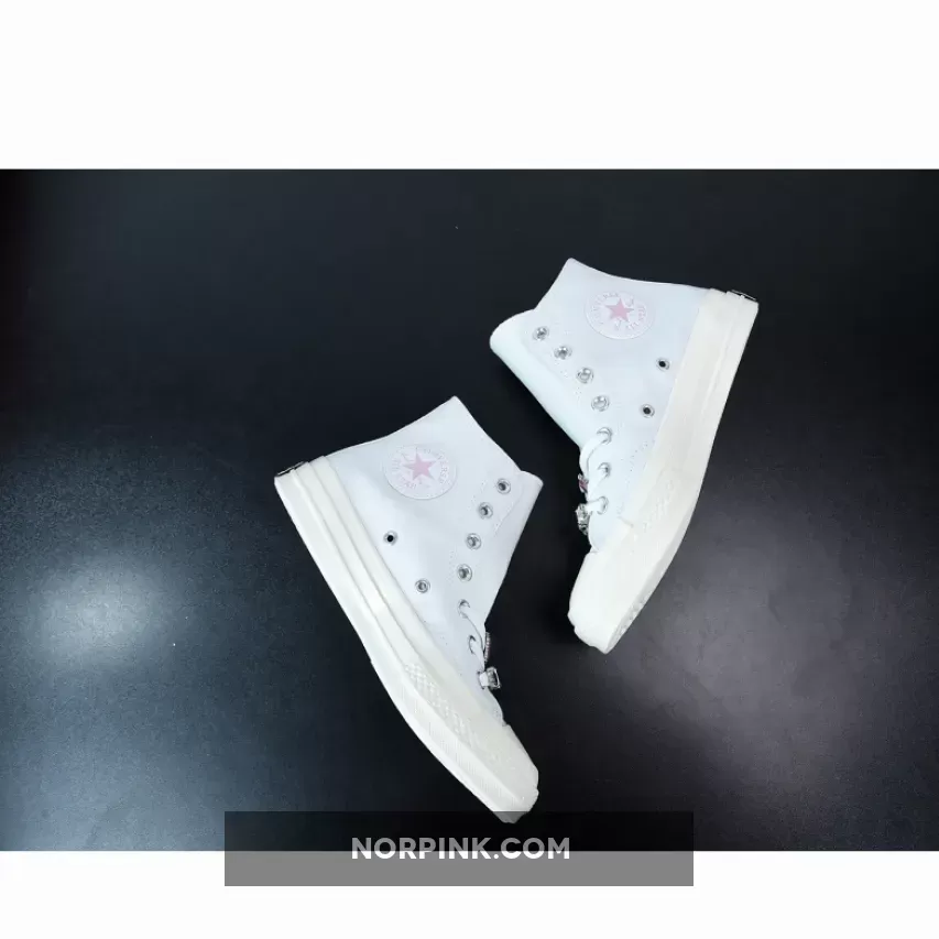 Converse Chuck 70 Hi Taylor White Pink 170621C Discount