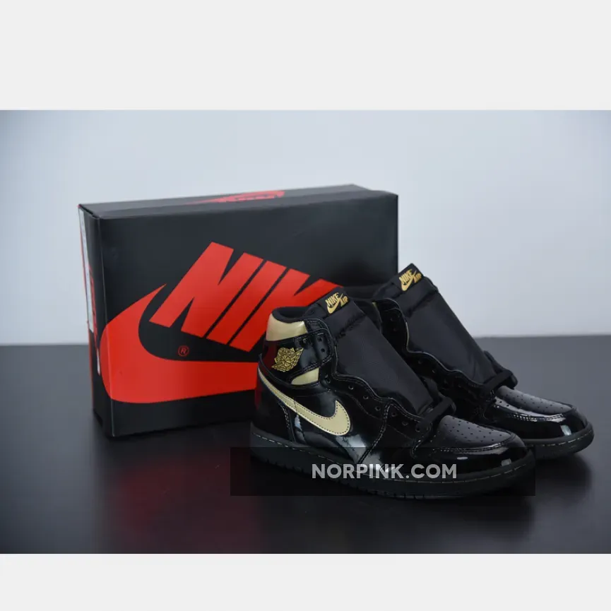 Air Jordan 1 High OG 'Black Metallic Gold' / jordan 1 high gold