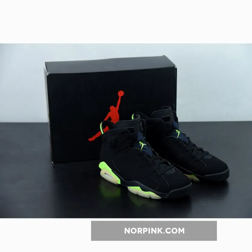 Air Jordan 6 Black/Electric Green