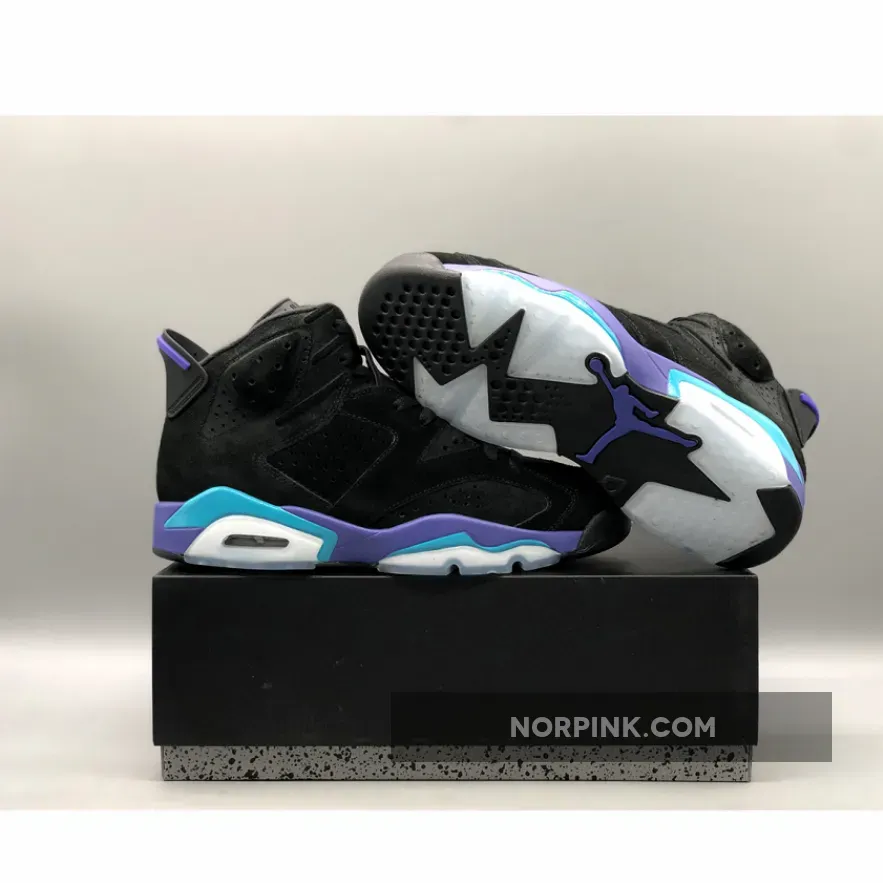 Jordan 6 "Aqua" Black/Bright Concord-Aquatone CT8529-004