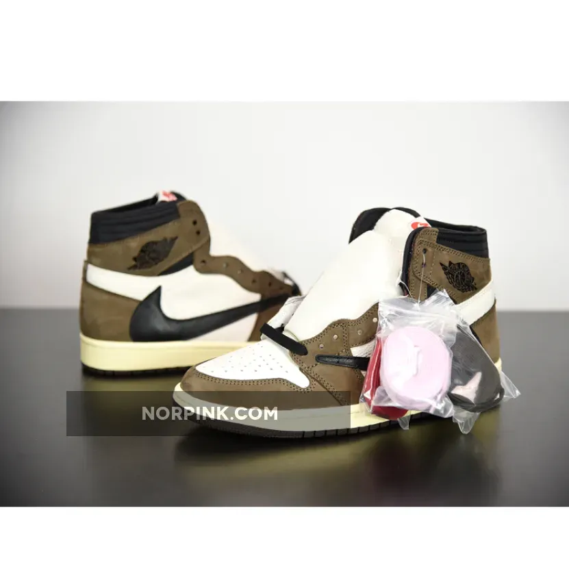 Travis Scott x Air Jordan 1 Retro High OG 'Mocha' CD4487-100 #travis nike jordan