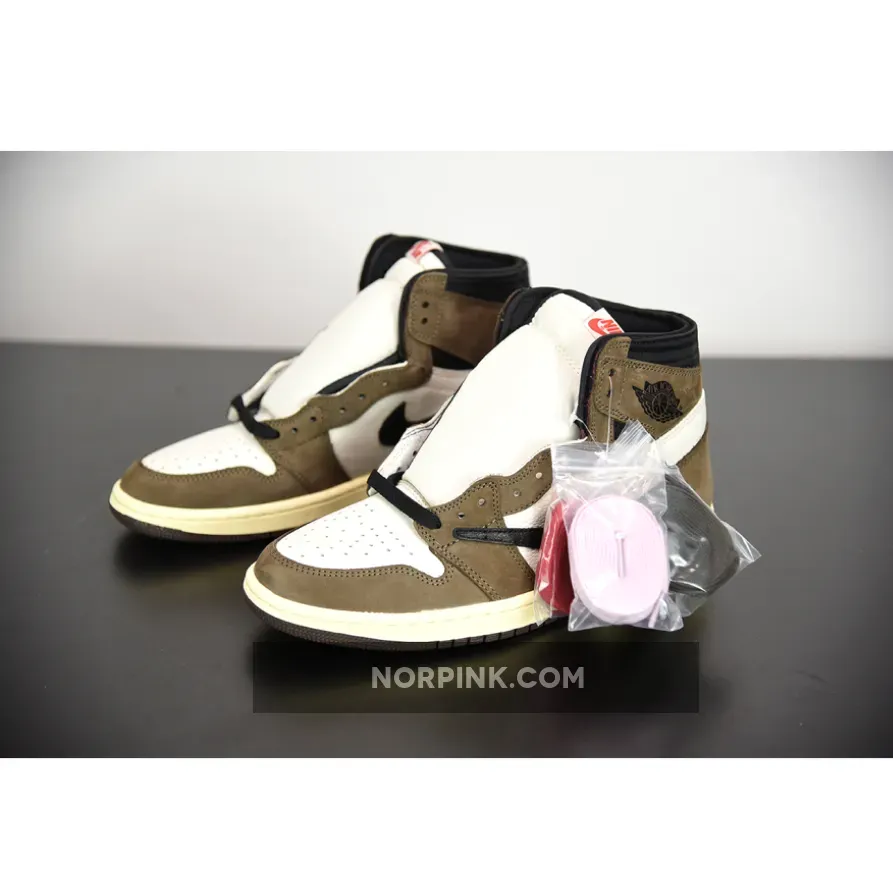 Travis Scott x Air Jordan 1 Retro High OG 'Mocha' CD4487-100 #travis nike jordan