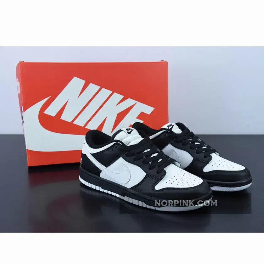 Nike SB Dunk Low Black White / wine red dunks