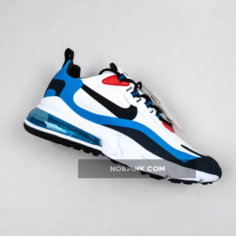 Air Max 270 White Photo Blue / Nike Air Max 270 React White/Photo Blue-University Red DA2400-100