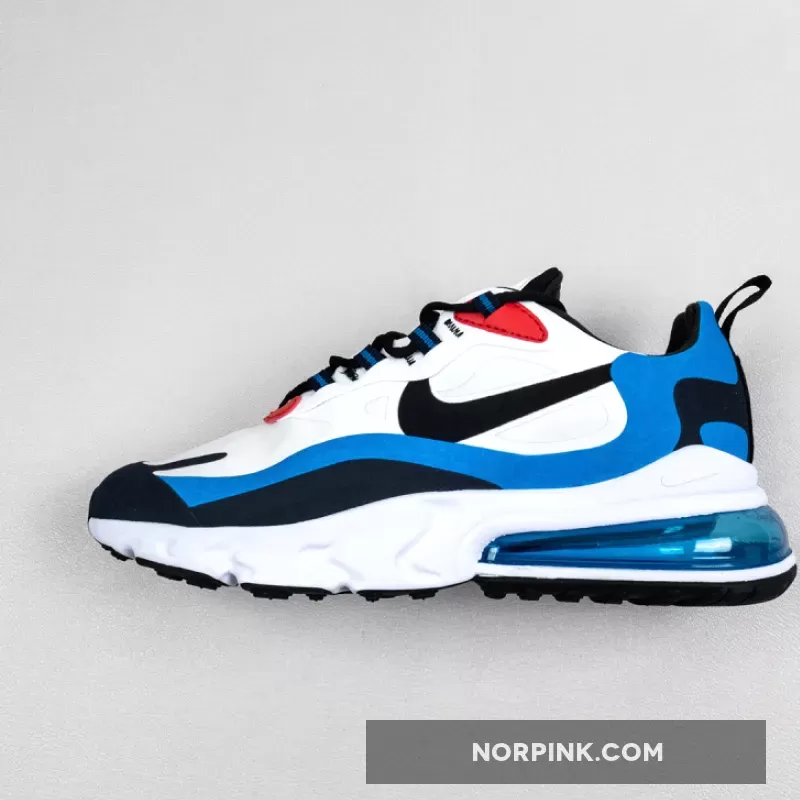 Air Max 270 White Photo Blue / Nike Air Max 270 React White/Photo Blue-University Red DA2400-100