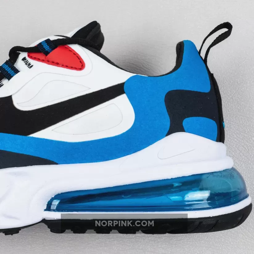 Air Max 270 White Photo Blue / Nike Air Max 270 React White/Photo Blue-University Red DA2400-100