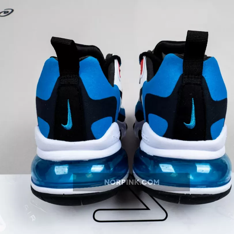 Air Max 270 White Photo Blue / Nike Air Max 270 React White/Photo Blue-University Red DA2400-100