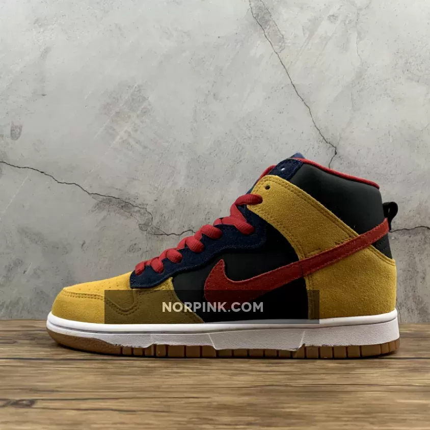 Nike SB Dunk High Premium Dark Obsidian/Varsity Red-Maple 313171-010 Restock
