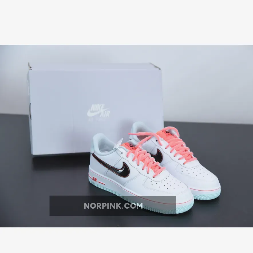 Nike Air Force 1 07 LV8 White Flash Crimson Atomic Pink DD7709-100