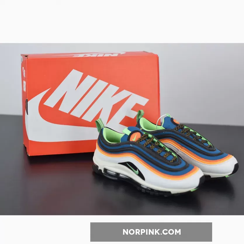 Air Max 97 Yellow Orange Nike Air Max 97 Green Abyss Illusion Green CZ7868-300