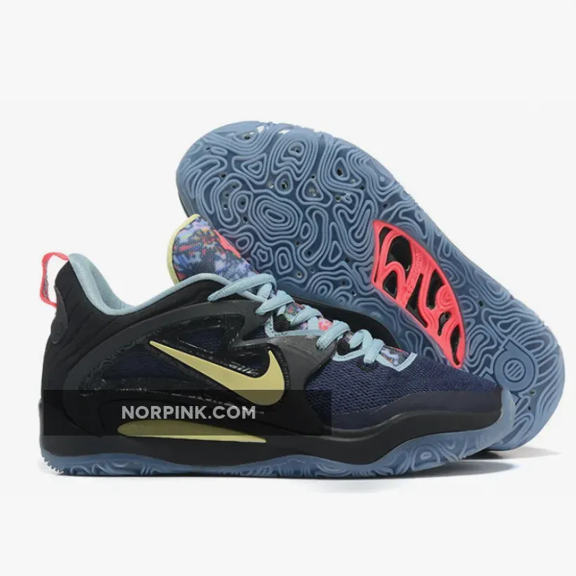 Nike KD 15 Black/Boarder Blue-Sanddrift-Aura DC1975-001