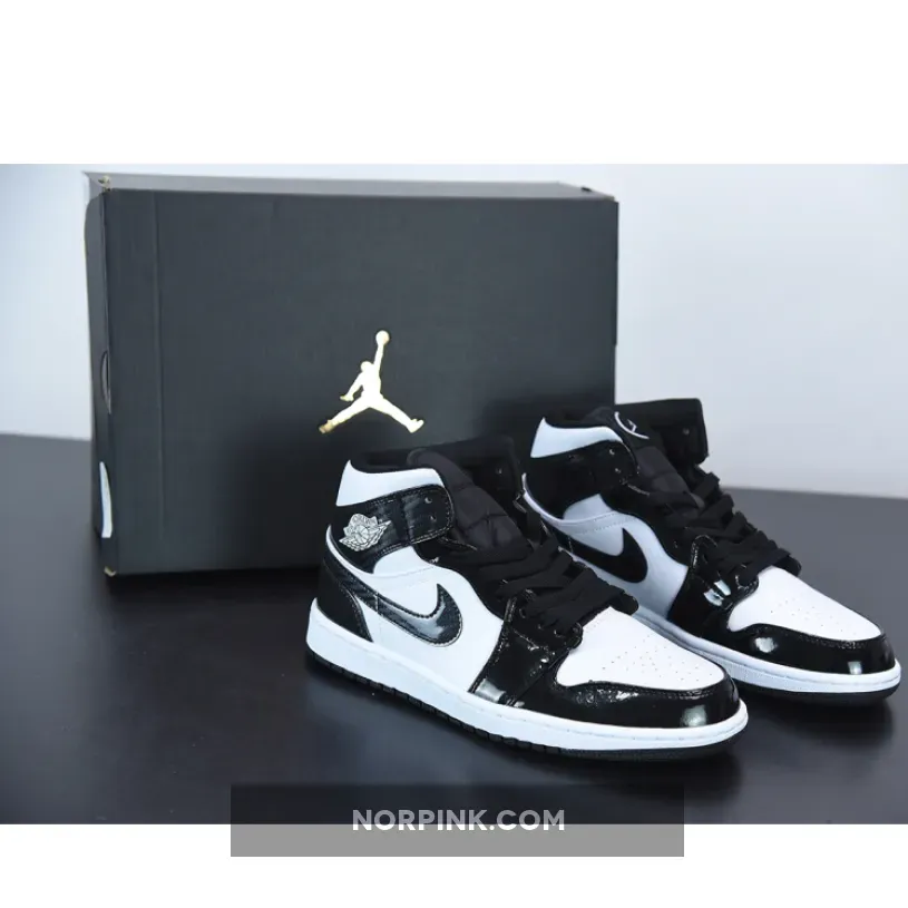 Jordans With Stars - Air Jordan 1 Mid 'All-Star' Black White DD1649-001