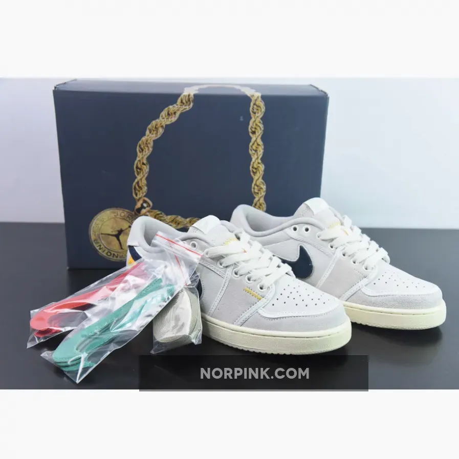 Union x AJKO 1 Low Sail/Muslin-Neutral Grey DZ4864-100 / air jordan 1 ajko