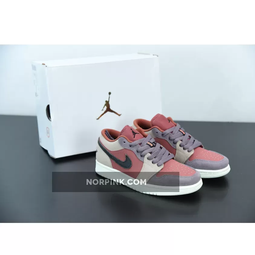 Air Jordan 1 Low GS Canyon Rust/Black-Purple Smoke DC0774-602 / canyon jordan 1