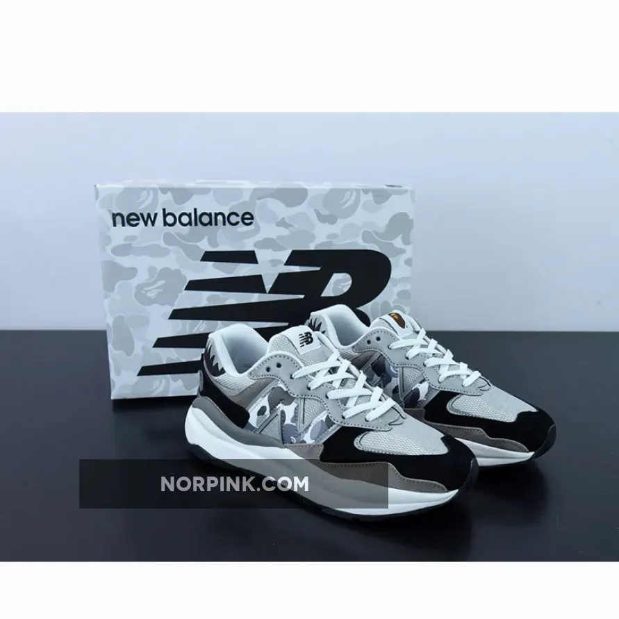 BAPE x New Balance 57/40 Black Grey - bape 57/40 new balance