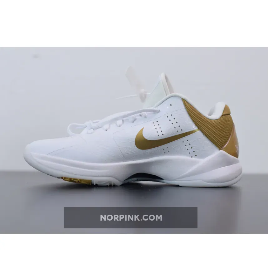 Nike Kobe 5 'Big Stage Home' White Gold 386429-108 Restock Nike Kobe 5 'Big Stage Home' White Gold 386429-108 Restock