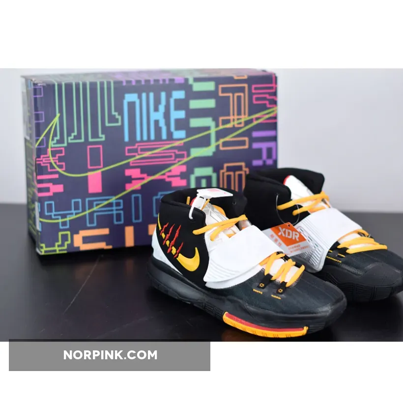 Nike Kyrie 6 'Bruce Lee' Black White Yellow / white kyrie 6