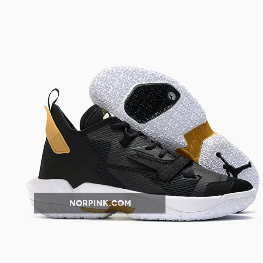 Why Not 4 Jordan Jordan Why Not Zer0.4 'Family' Black/White-Metallic Gold CQ4231-001