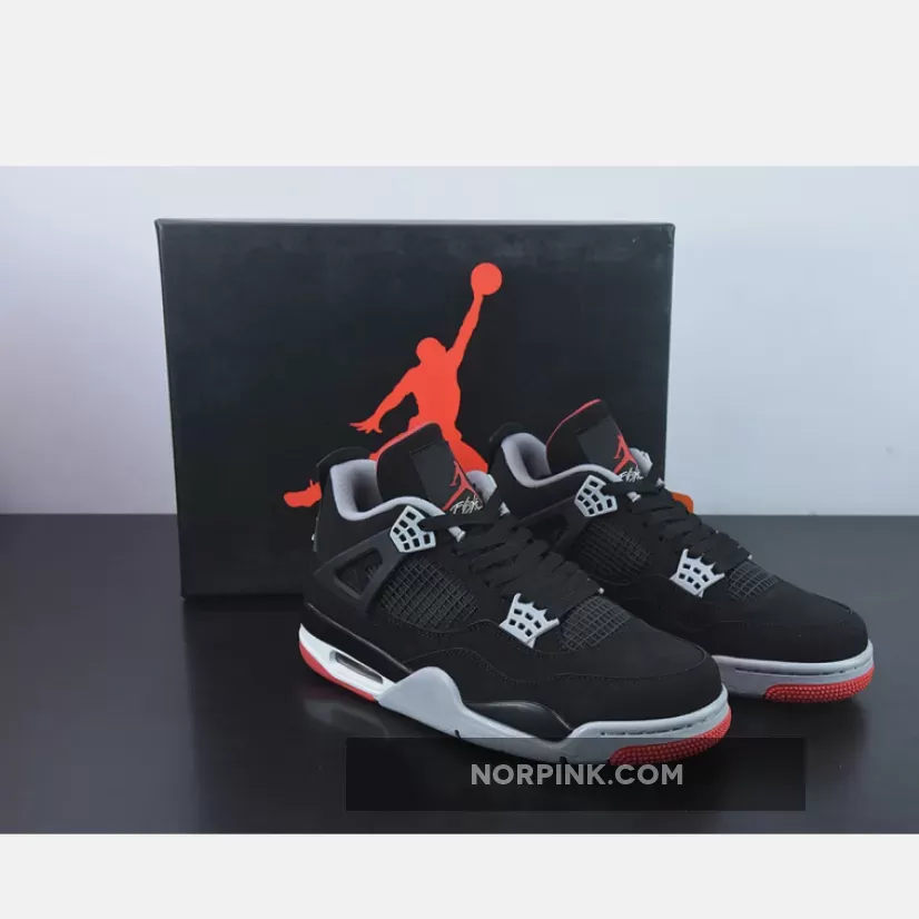 Air Jordan 4 Retro 'Bred 2019 Release' 308497-060 / aj 4 bred