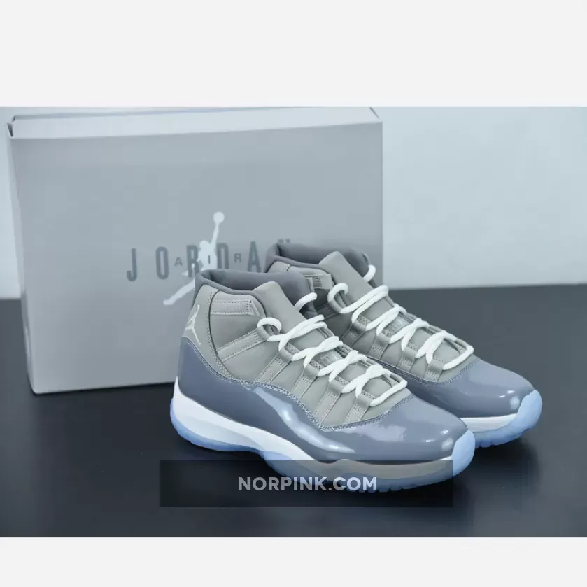 11s Jordans 2023 - Air Jordan 11 'Cool Grey 2021' Medium Grey/White-Cool Grey CT8012-005