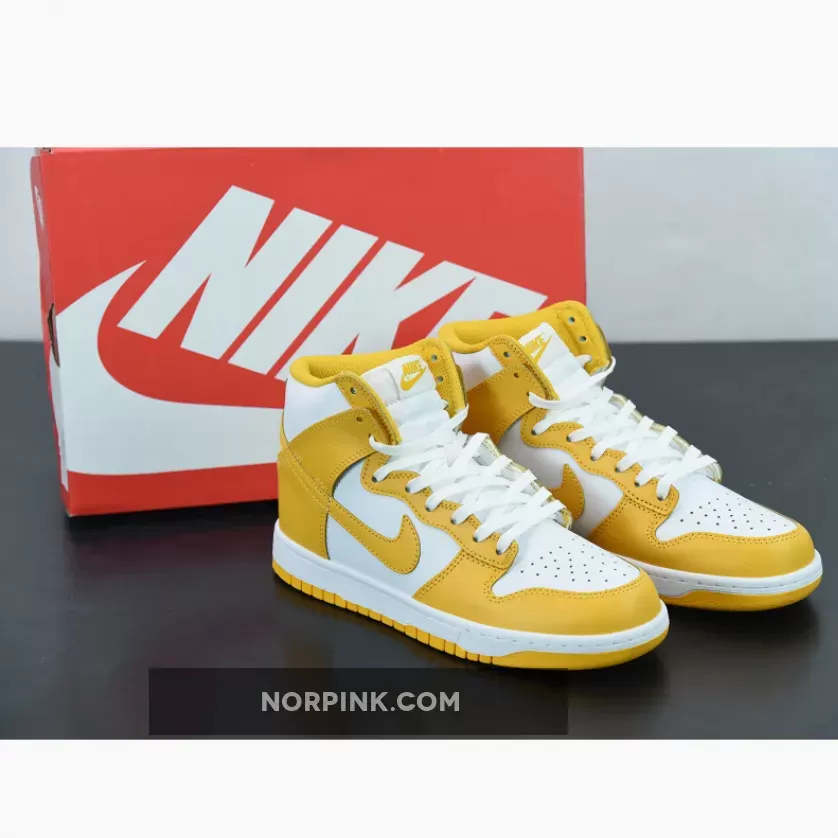 Nike Dunk High White/Dark Sulfur DD1869-106 New Releases
