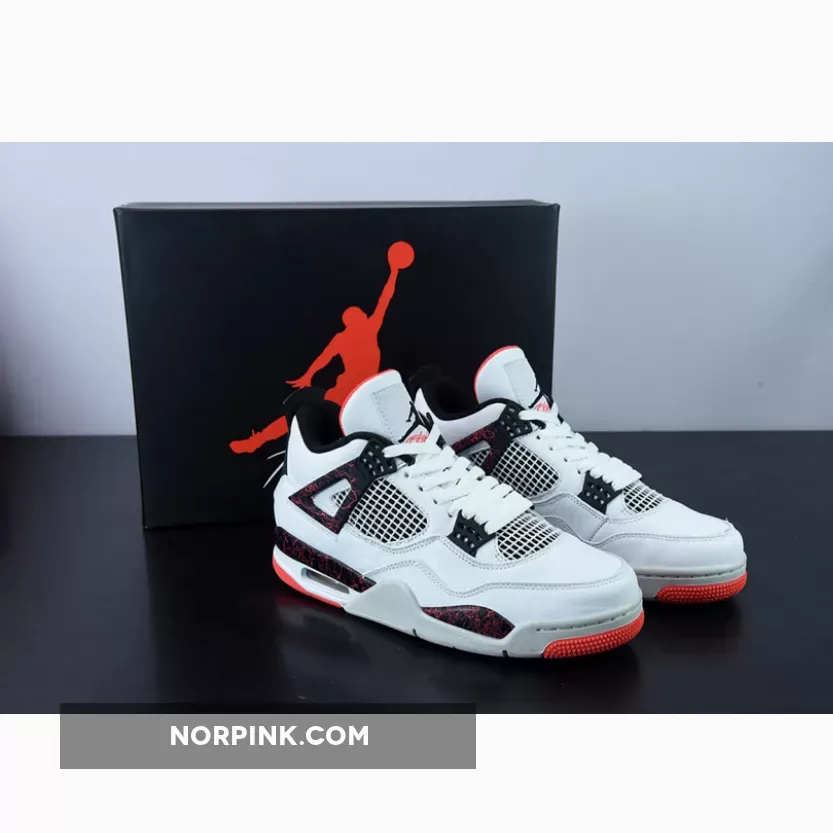 Air Jordan 4 'Flight Nostalgia' White/Black-Bright Crimson-Pale Citron 308497-116 / air jordan pale citron