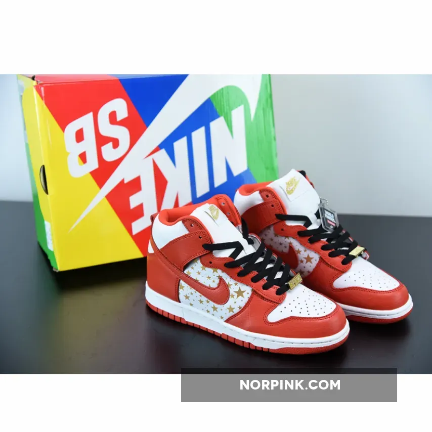 Where To Buy Supreme X Nike SB Dunk High 'Red' 307385-161