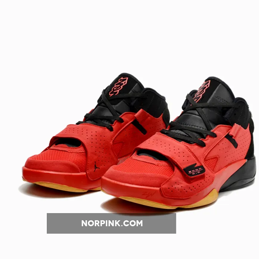 Jordan Zion 2 Red Suede University Red/Black-Gum DO9073-600