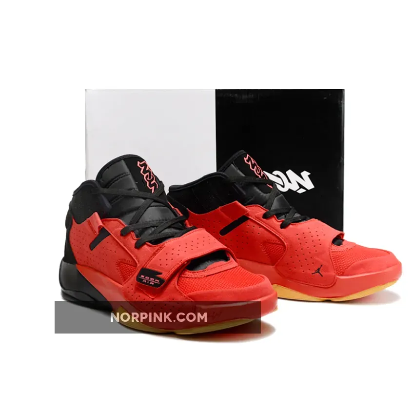 Jordan Zion 2 Red Suede University Red/Black-Gum DO9073-600
