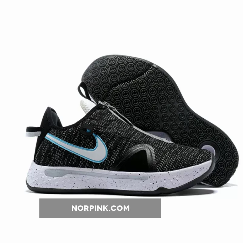 Nike PG 4 Heather Black Blue Pg 4 Black CD5082-004 Restock