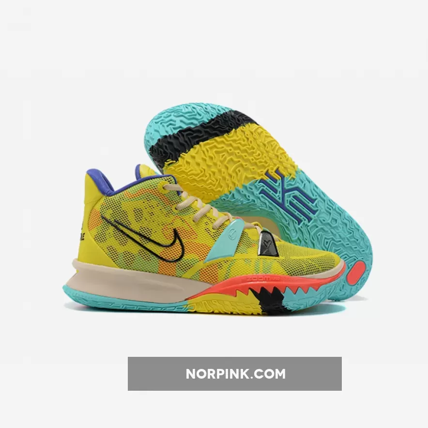 Nike Kyrie 7 '1 World 1 People' Yellow/Multi-Color / kyrie shoes yellow