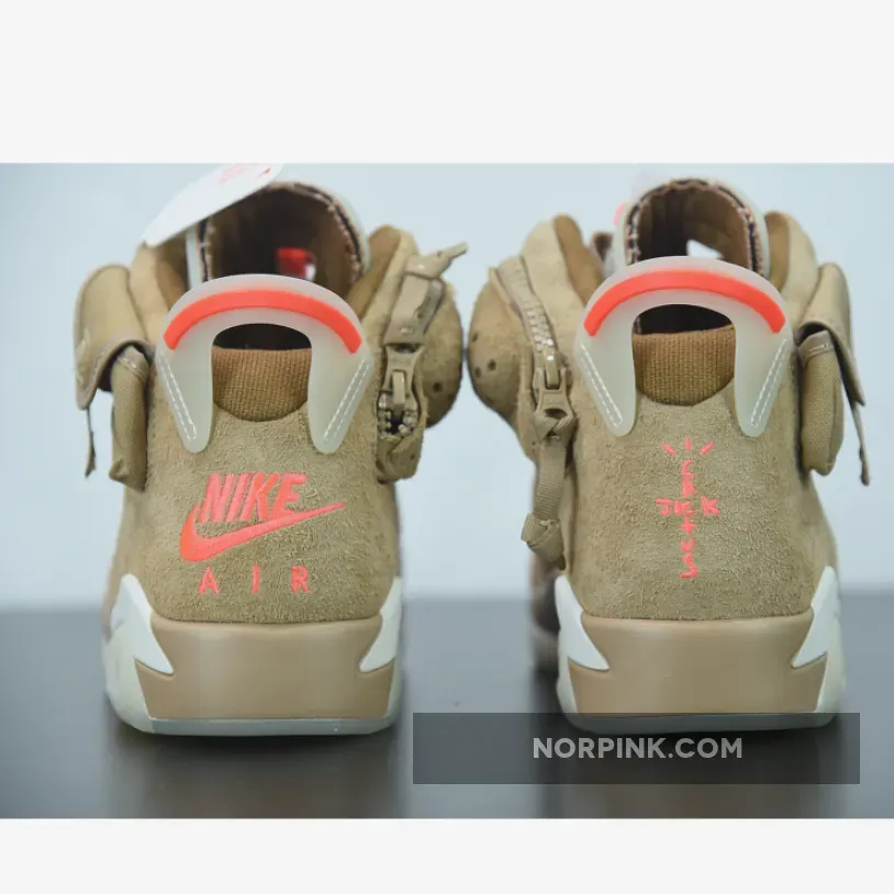 Travis Scott x Air Jordan 6 British Khaki/Sail/Bright Crimson | jordan 6 crimson Travis Scott x Air Jordan 6 British Khaki/Sail/Bright Crimson | jordan 6 crimson