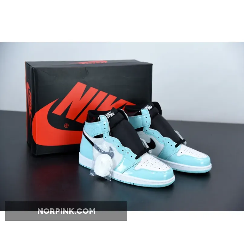 Air Jordan 1 Retro High OG Patent Leather White/Aurora-Black 1675870261 - Jordan Aurora