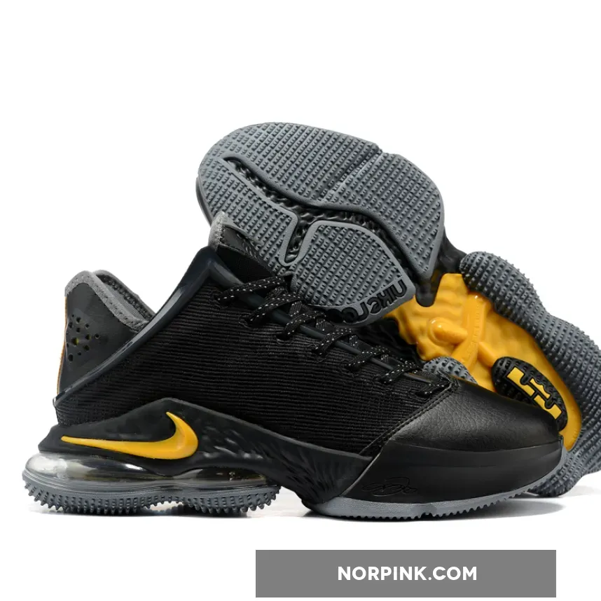 Nike LeBron 19 Low 'Witness' Black Yellow - Lebron 19 Witness 1675864544