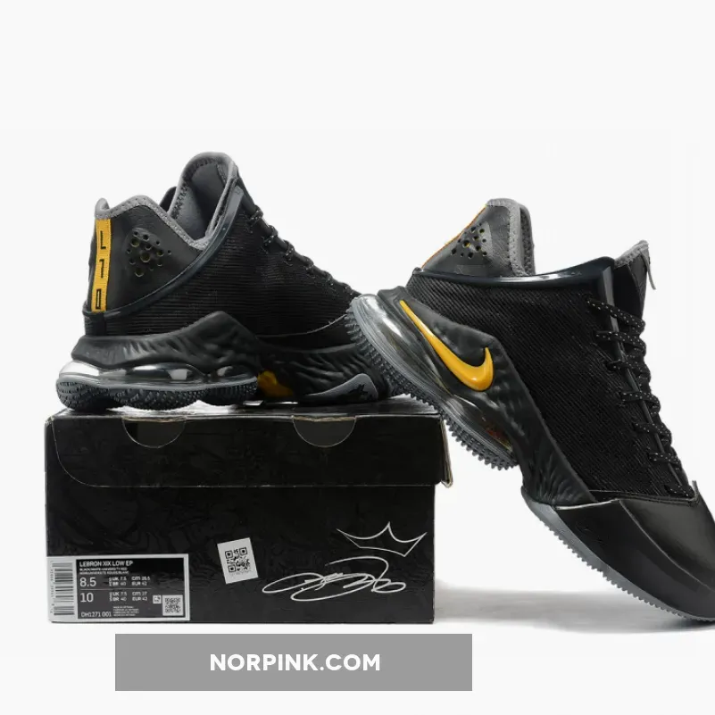 Nike LeBron 19 Low 'Witness' Black Yellow - Lebron 19 Witness 1675864544