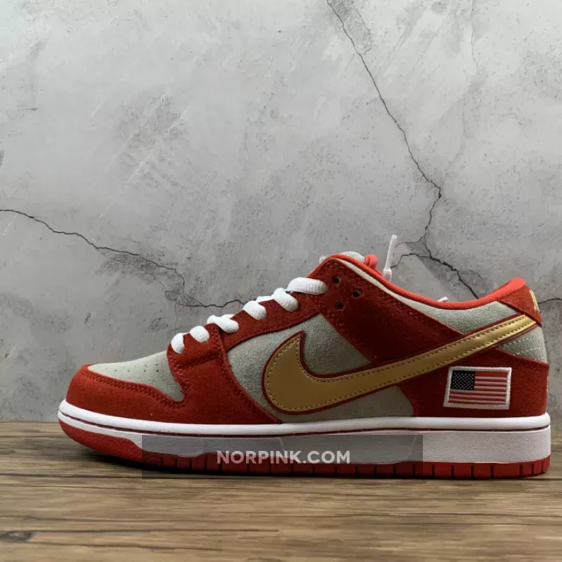 Boys Nike Dunks Anonymous x Unheardof x Nike SB Dunk Low Cincinnati Red 304292-610