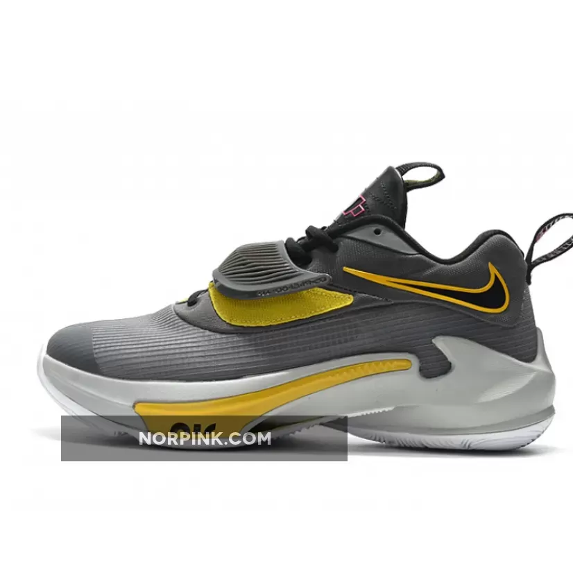 Nike Zoom Freak 3 'Low Battery' Grey/Yellow-Black DA0694-006 / zoom freak 3 low battery