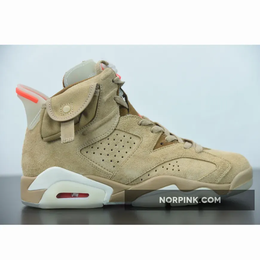 Travis Scott x Air Jordan 6 British Khaki/Sail/Bright Crimson | jordan 6 crimson Travis Scott x Air Jordan 6 British Khaki/Sail/Bright Crimson | jordan 6 crimson