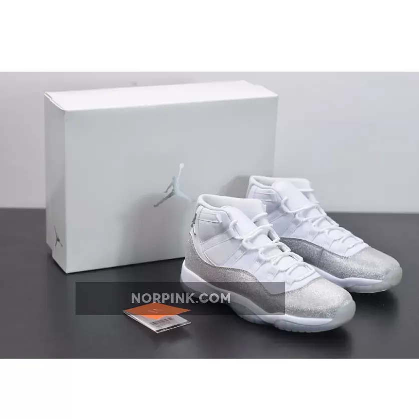 Air Jordan 11 WMNS White Metallic Silver AR0715-100 / jordan 11 metalic silver