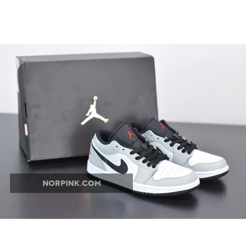 Air Jordan 1 Low GS Light Smoke Grey WMNS 553560-030 / air jordan 1 low gs 'light smoke grey