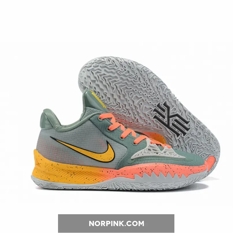 Kyrie Low 4 Green Orange / Nike Kyrie Low 4 'Sunrise' Dutch Green/Bright Mango/Laser Orange CW3985-301