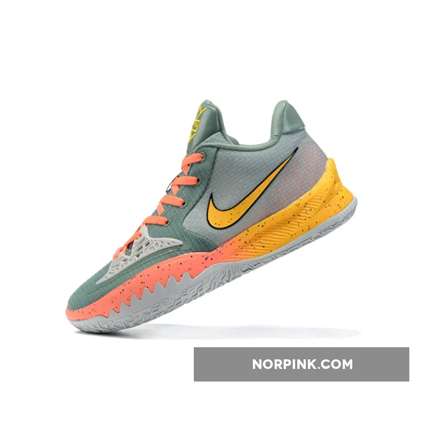 Kyrie Low 4 Green Orange / Nike Kyrie Low 4 'Sunrise' Dutch Green/Bright Mango/Laser Orange CW3985-301