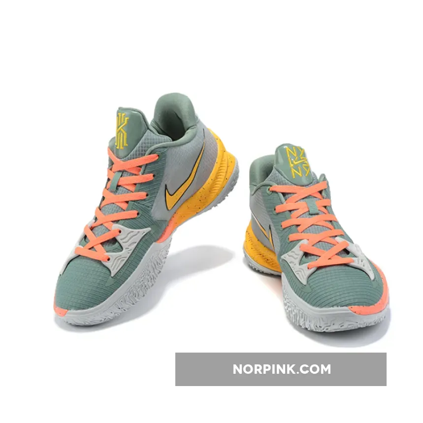 Kyrie Low 4 Green Orange / Nike Kyrie Low 4 'Sunrise' Dutch Green/Bright Mango/Laser Orange CW3985-301