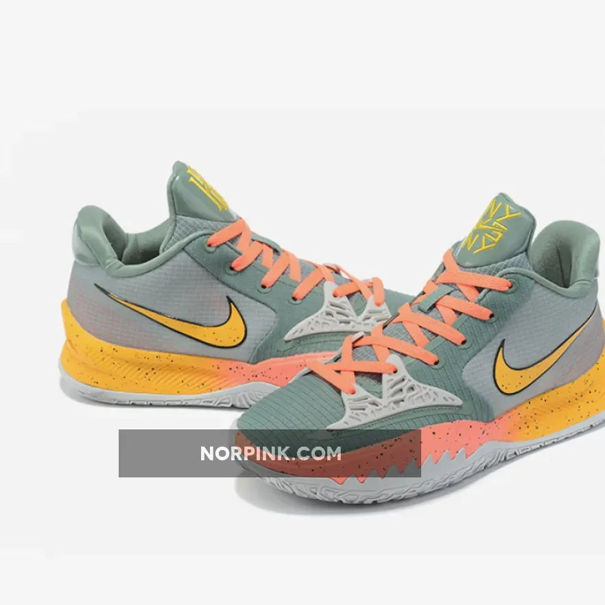 Kyrie Low 4 Green Orange / Nike Kyrie Low 4 'Sunrise' Dutch Green/Bright Mango/Laser Orange CW3985-301
